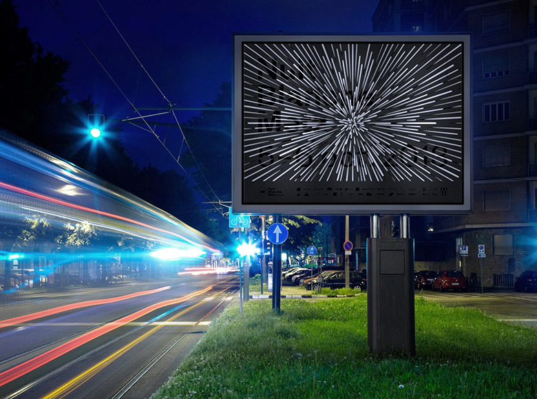 Billboard by night