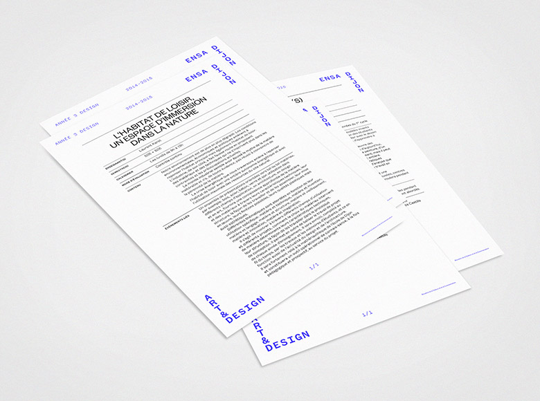 Course sheets